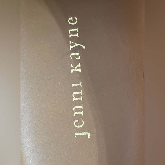 Jenni Kayne Leather Lug Mule Shoes Womens Size 7 Tan Brown Clog Slip On EU 37 - Picture 11 of 13